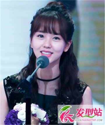 韩国唯美浪漫的公主式扎发发型 淑女魅力尽显