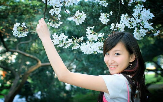 邻家美女写真壁纸下载 1440X900【14P】