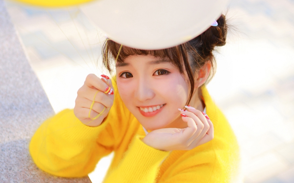 清纯美女写真电脑高清壁纸