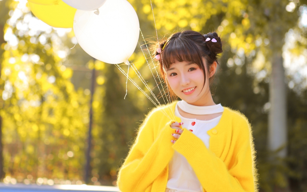 清纯美女写真电脑高清壁纸