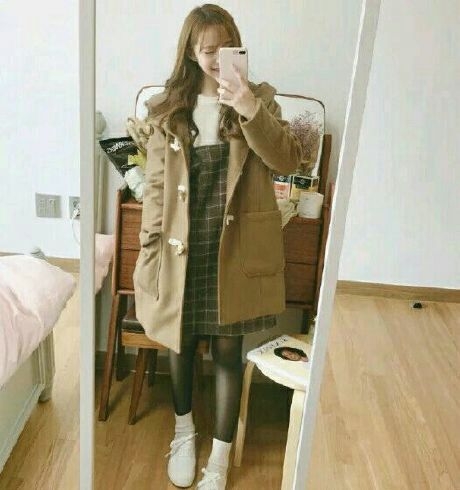 小个子少女的日系韩风穿搭look 身高159cm 搭配参考