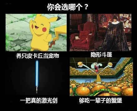 你会选哪个？