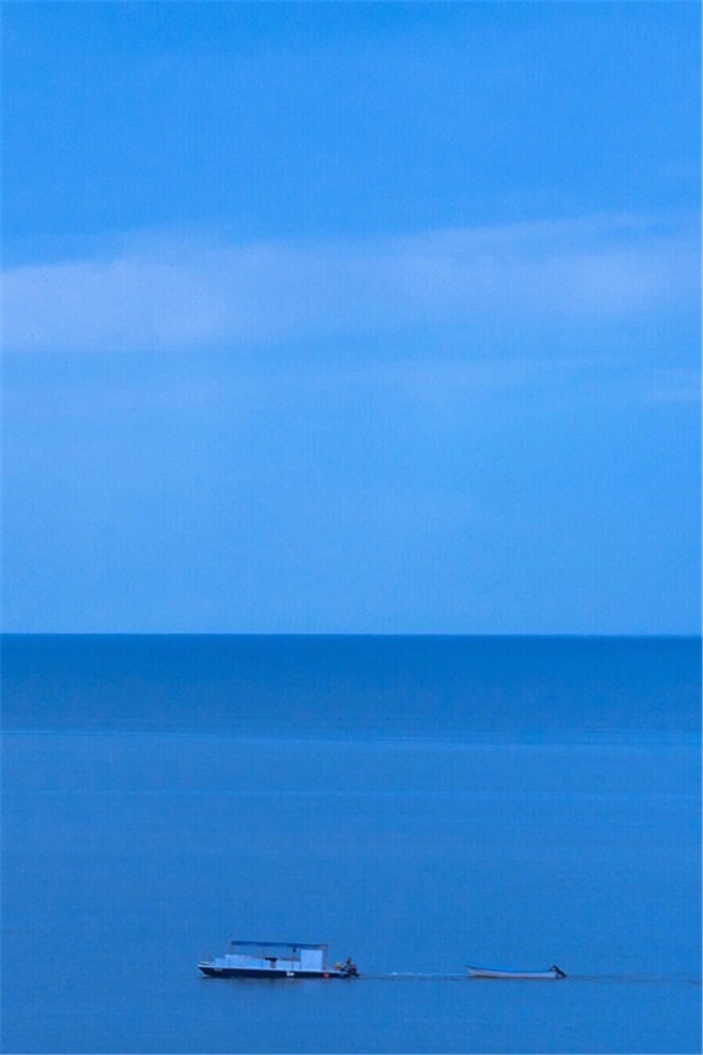夏日小新清唯美海边风景手机桌面壁纸下载