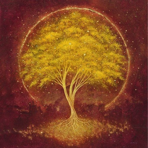 梦幻世界 会发光的树