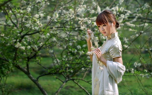 邻家美女写真壁纸下载 1440X900【14P】