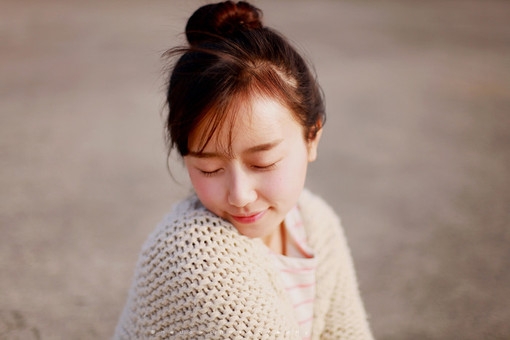她在未来等着你 小清新的女生美照