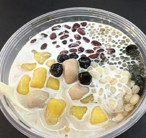 这个时间点只想来一份冰冻的仙草芋圆