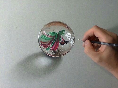 3D超真实的彩铅绘画.