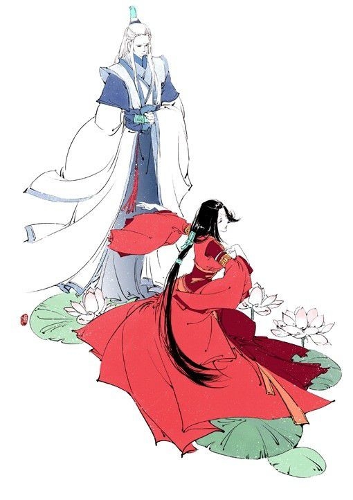 有美人兮 见之不忘。古风情唯美图片