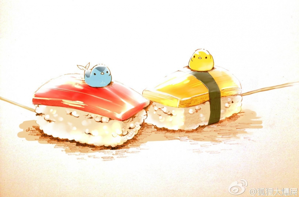 阿玦：一组萌系图