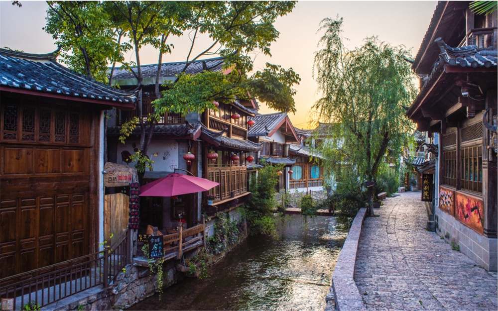 云南丽江古城印象秀丽风景高清电脑桌面壁纸下载