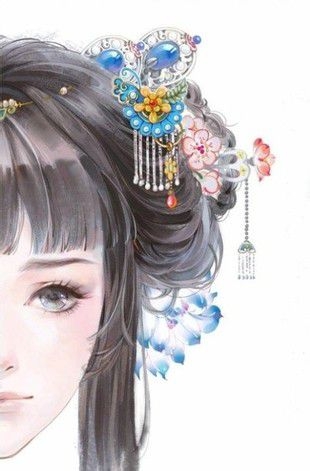 有美人兮 见之不忘。古风情唯美图片