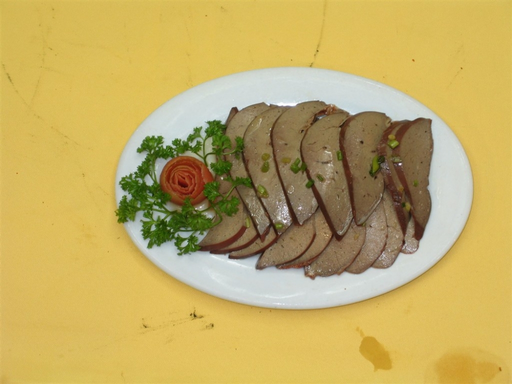 盐水羊肝中式菜品美食素材图片