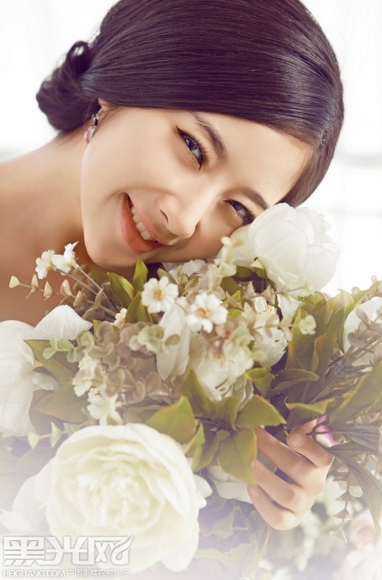紫色的爱慕 婚纱照