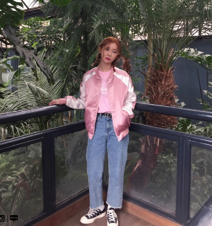 较小学生妹冬季出游韩风look *160cm 搭配参考