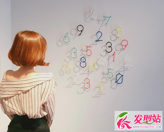 最新圆脸女生短发 2017韩国女生流行短发