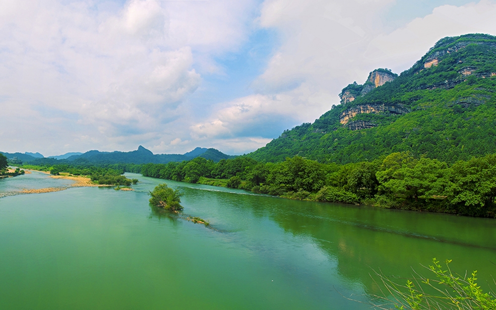 碧水丹霞武夷山风景