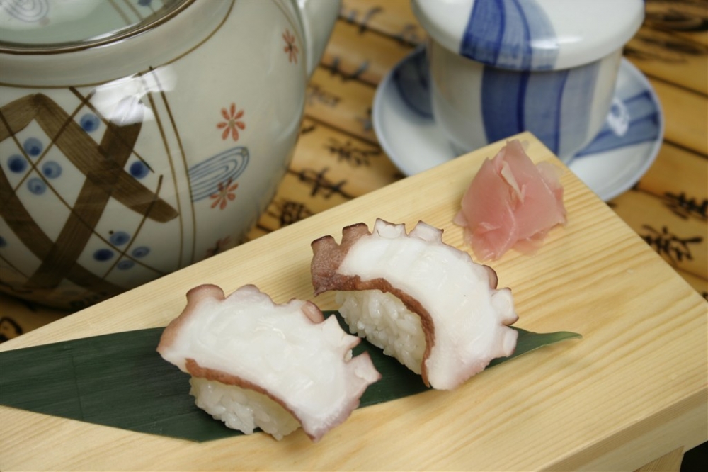 章鱼寿司 二日式韩式美食素材图片
