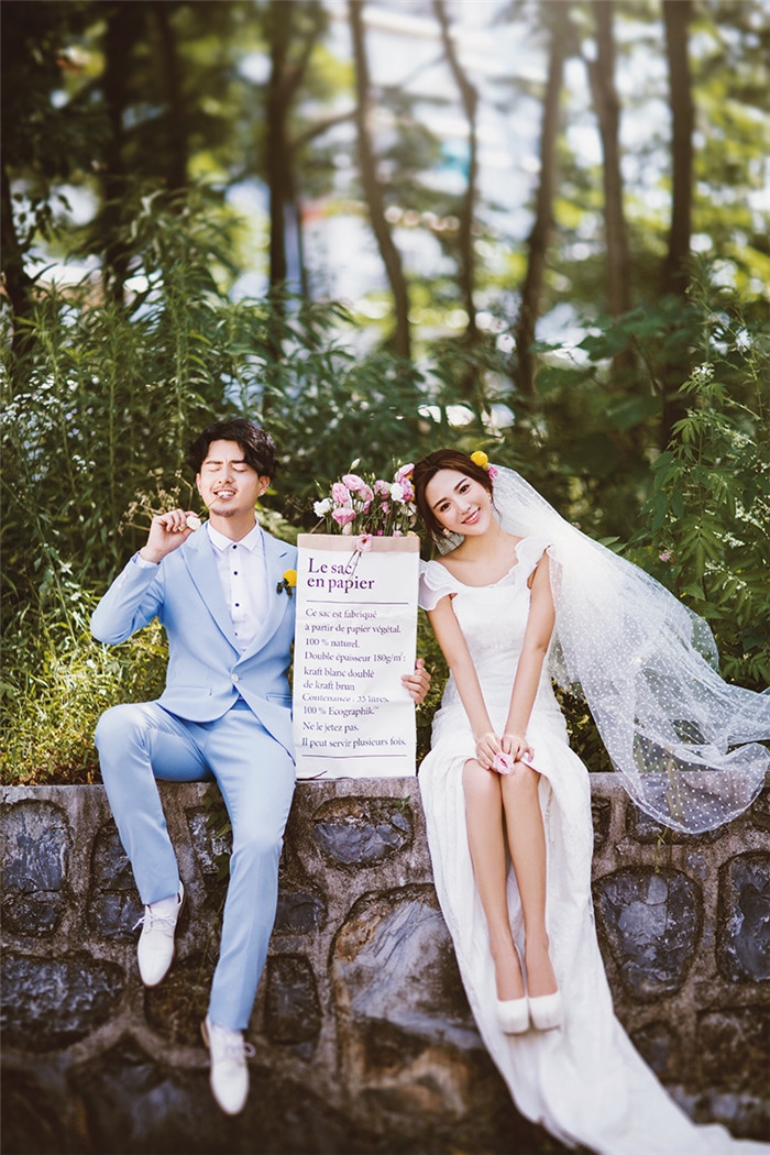 校园婚纱照图片大全 校园记忆婚纱照图片