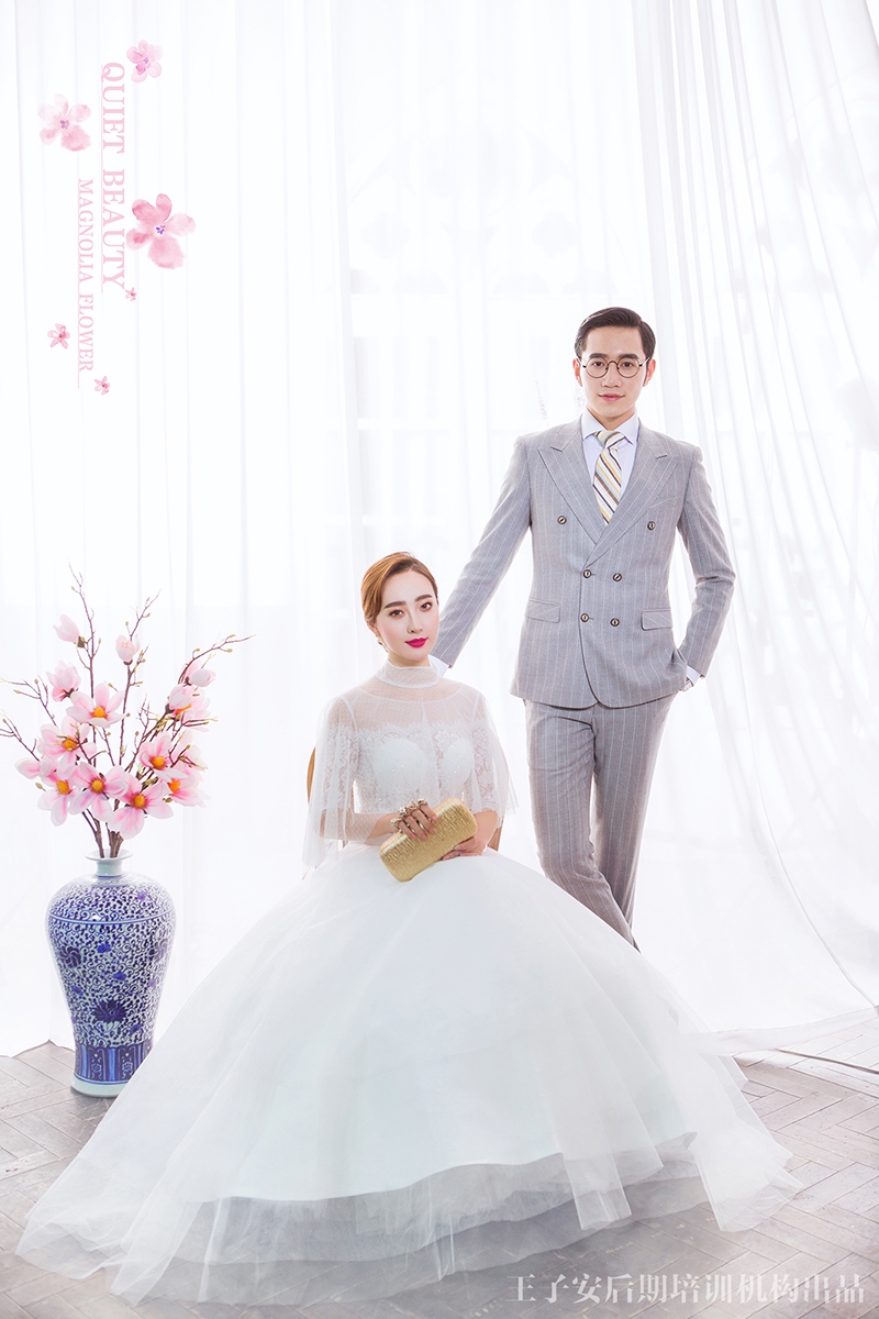 Magnolia flower 婚纱照