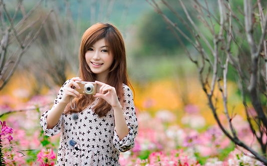 邻家美女写真壁纸下载 1440X900【14P】