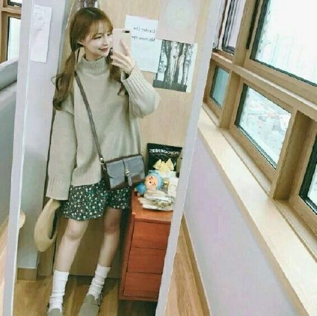小个子少女的日系韩风穿搭look 身高159cm 搭配参考