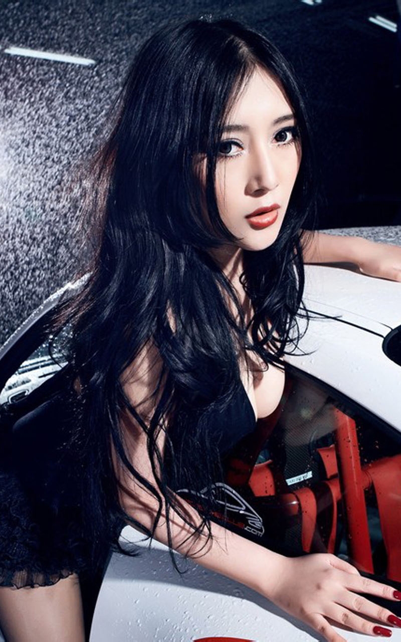 性感火辣的靓丽车模美女高清手机壁纸下载第二辑
