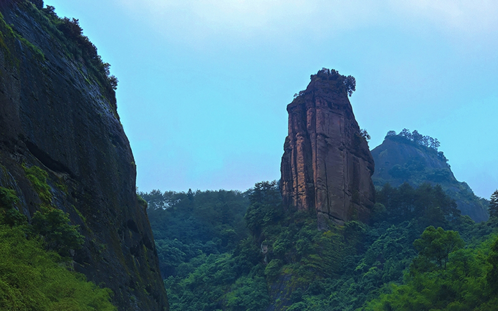碧水丹霞武夷山风景