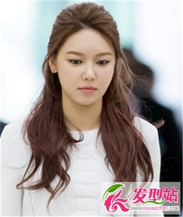 韩国唯美浪漫的公主式扎发发型 淑女魅力尽显