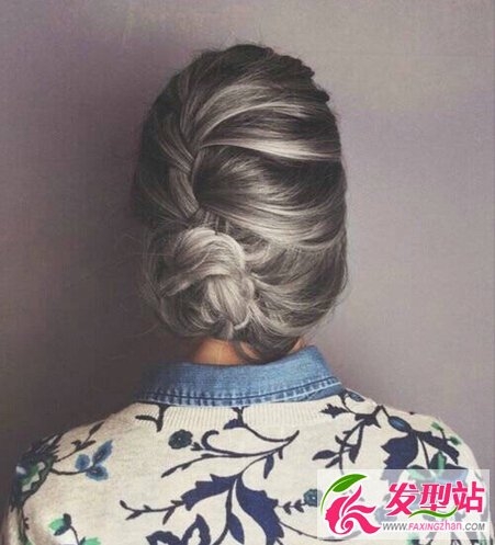 确定要染奶奶灰吗？奶奶灰色染发效果图片