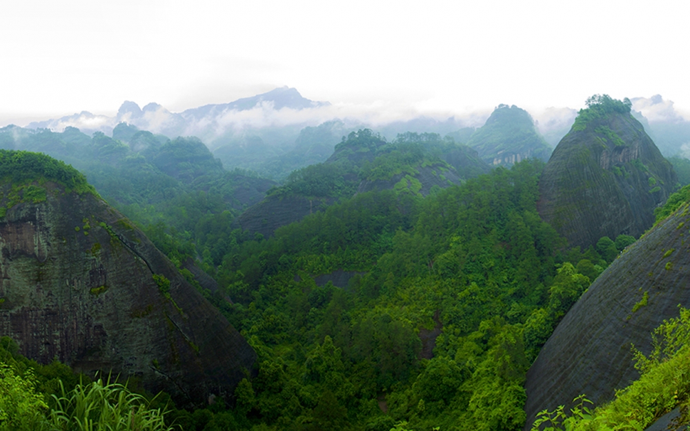 碧水丹霞武夷山风景