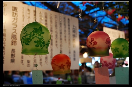 小清新田园风美丽风铃图片