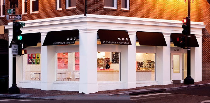 美帝超火爆的杯子蛋糕店GEORGETOWN CUPCAKE