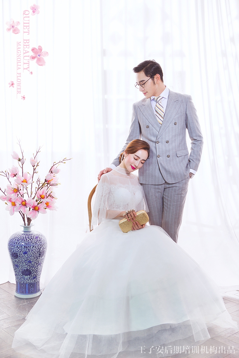 Magnolia flower 婚纱照