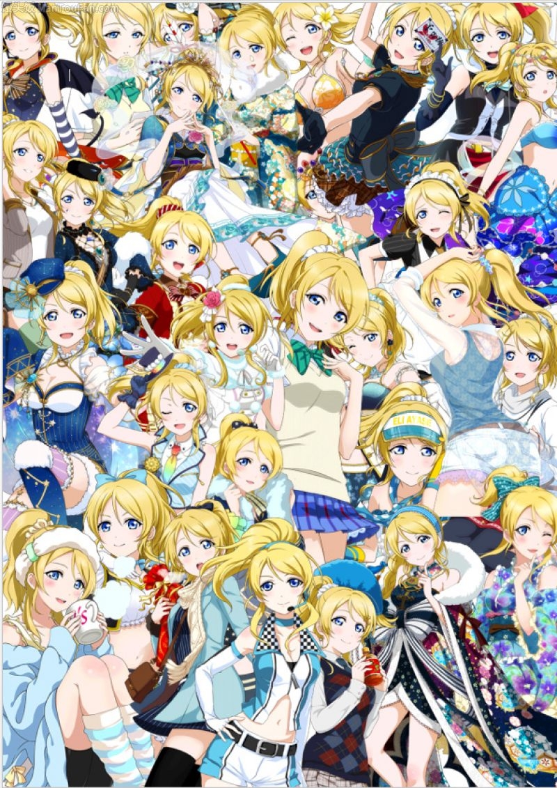 《Love Live！》密集型角色手机壁纸 偶像各种表情一张收罗
