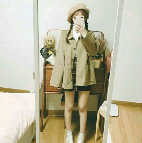 小个子少女的日系韩风穿搭look 身高159cm 搭配参考