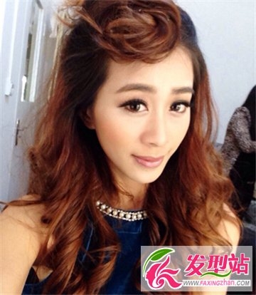 女生无刘海长发发型 飘逸气质长发