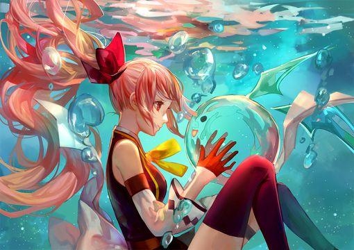 唯美卡通深海蓝调高清图片