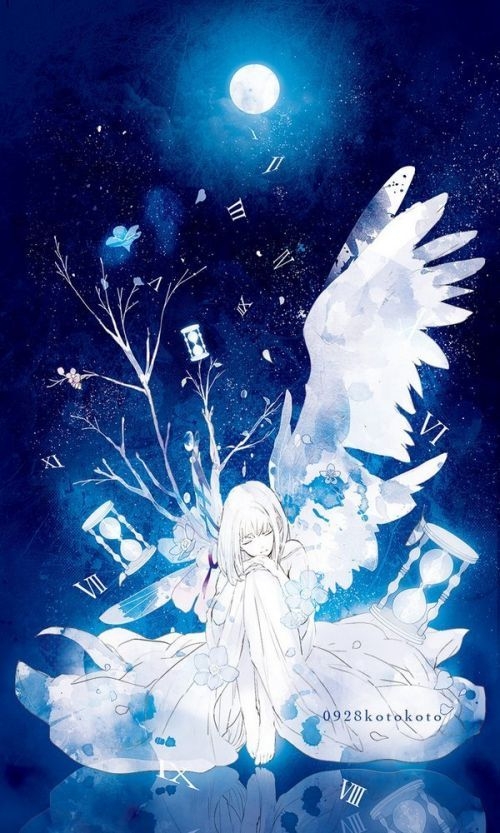 一波星空动漫女图