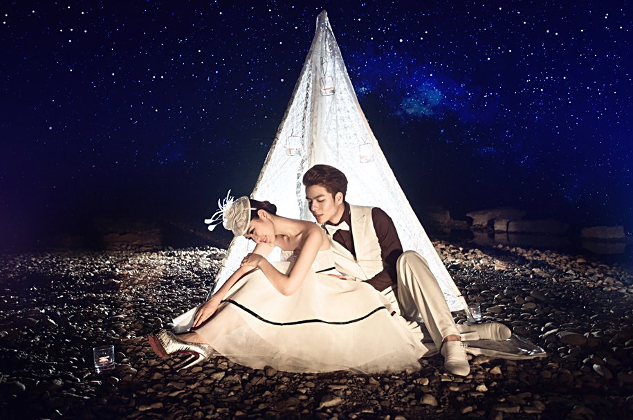 星空 婚纱照