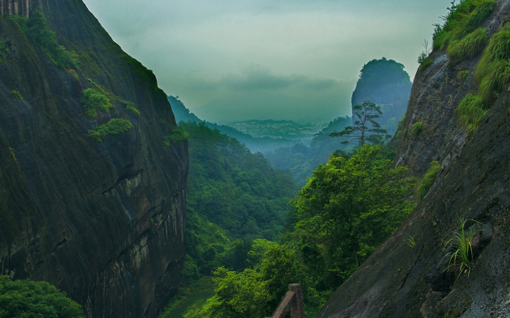 碧水丹霞武夷山风景