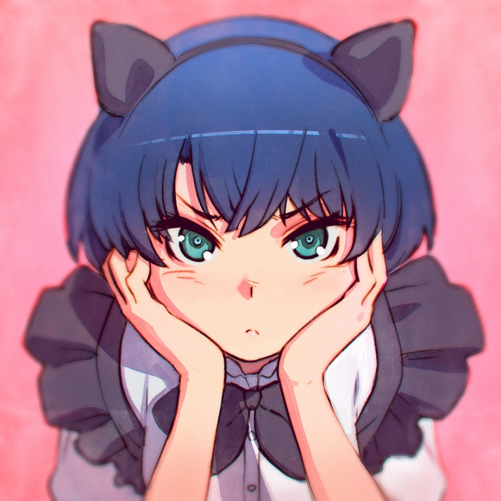 女生动漫头像1080x1080高清动漫图片壁纸444.6KB