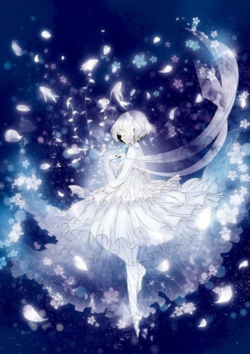 一波星空动漫女图