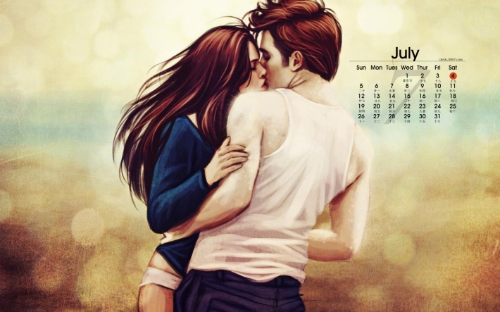2015年7月唯美月历壁纸