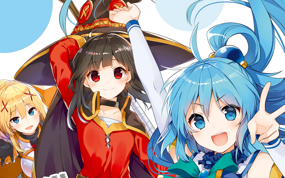《为美好的世界献上祝福！》动漫少女桌面壁纸