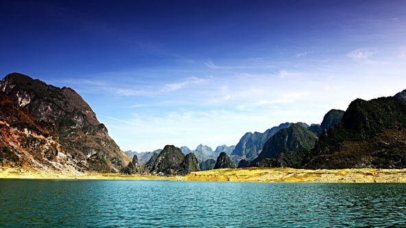 广西百色浩坤湖风景桌面壁纸
