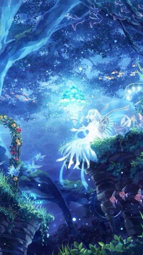 一波星空动漫女图