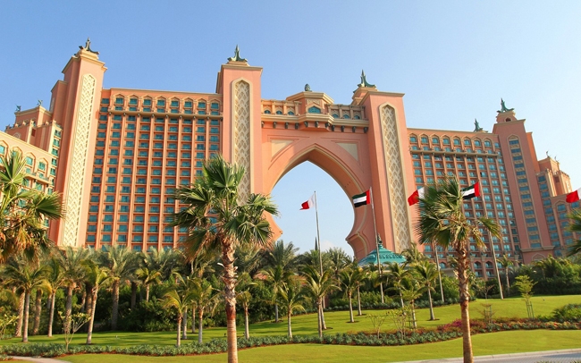 被誉为海湾之珠的迪拜唯美城市风光图片