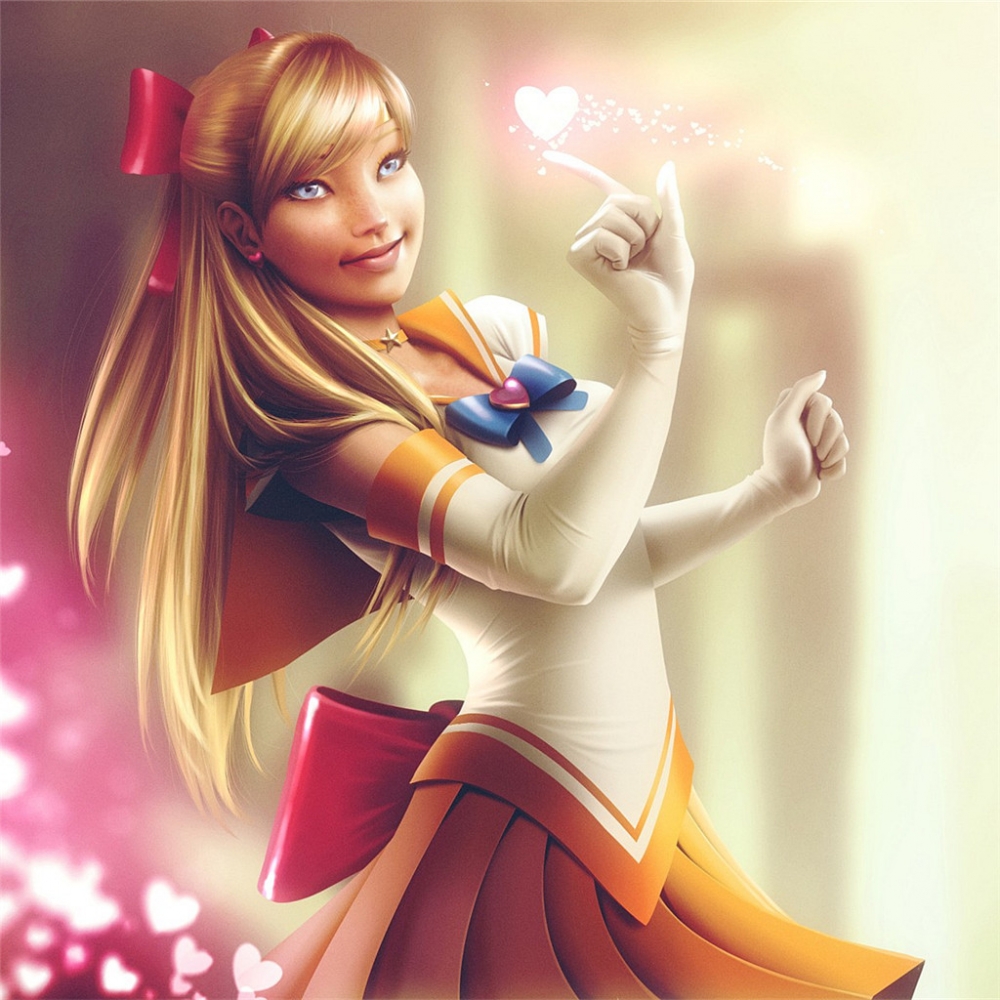 欧美版美少女战士ipad高清壁纸