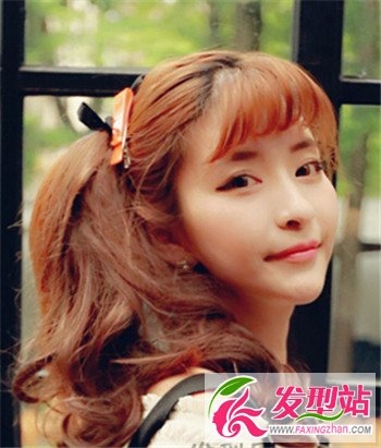 韩式空气刘海造型图片 气质翻倍甜美满分